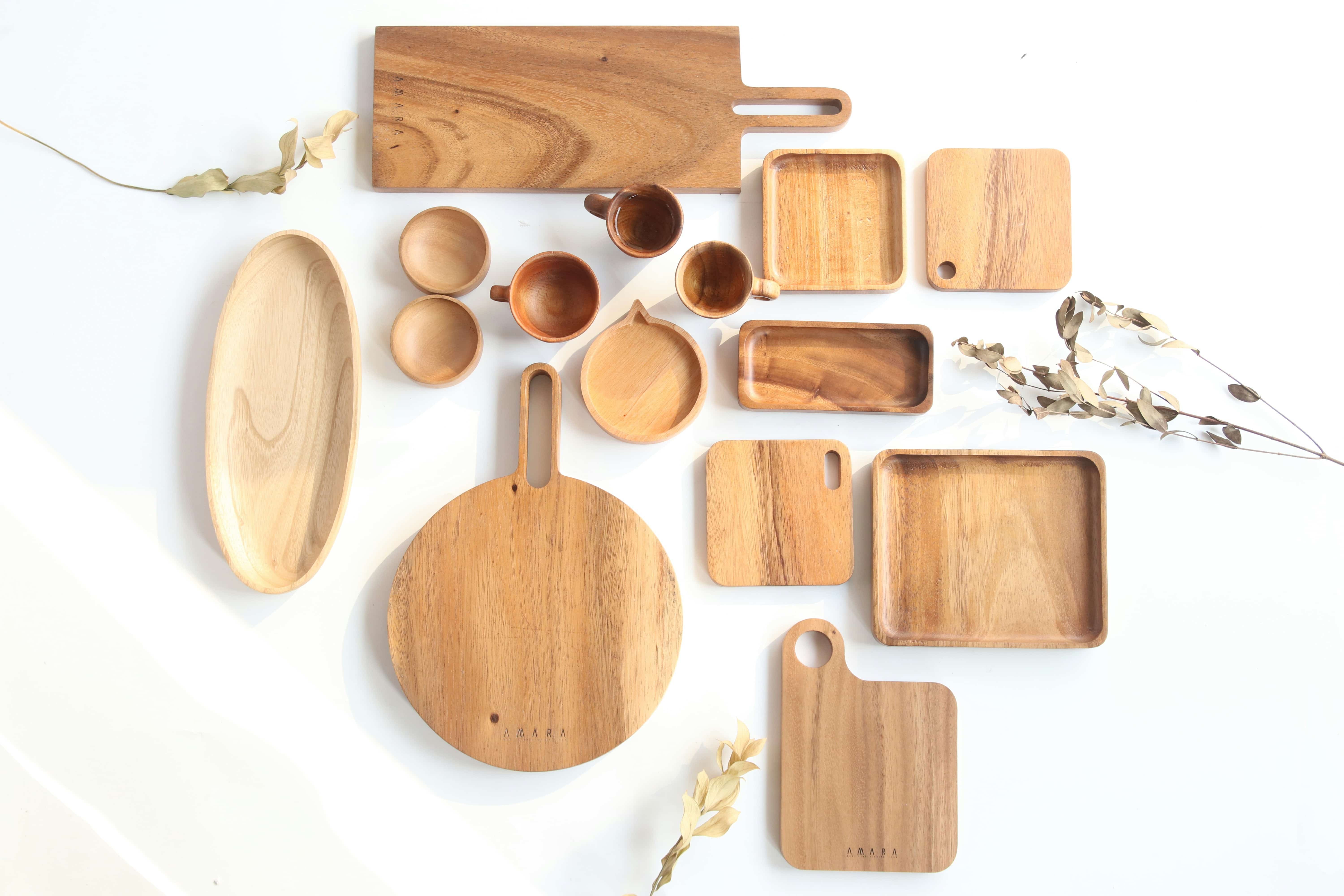 Wooden kitchen accessories