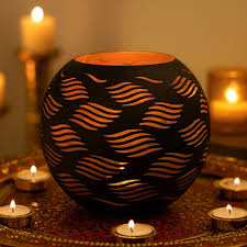 Carved Candle Holder