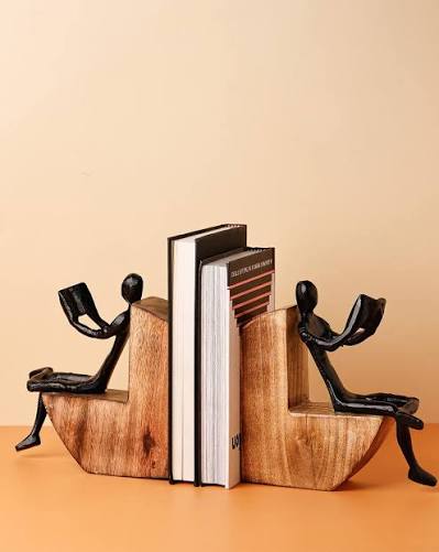 Wooden Bookends