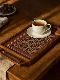 Classic Wooden Serving Tray