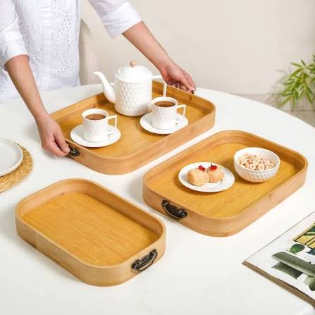 Wooden Breakfast Tray