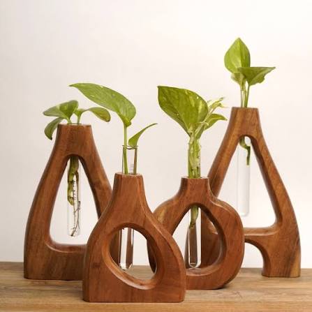 Signature Wooden Vase
