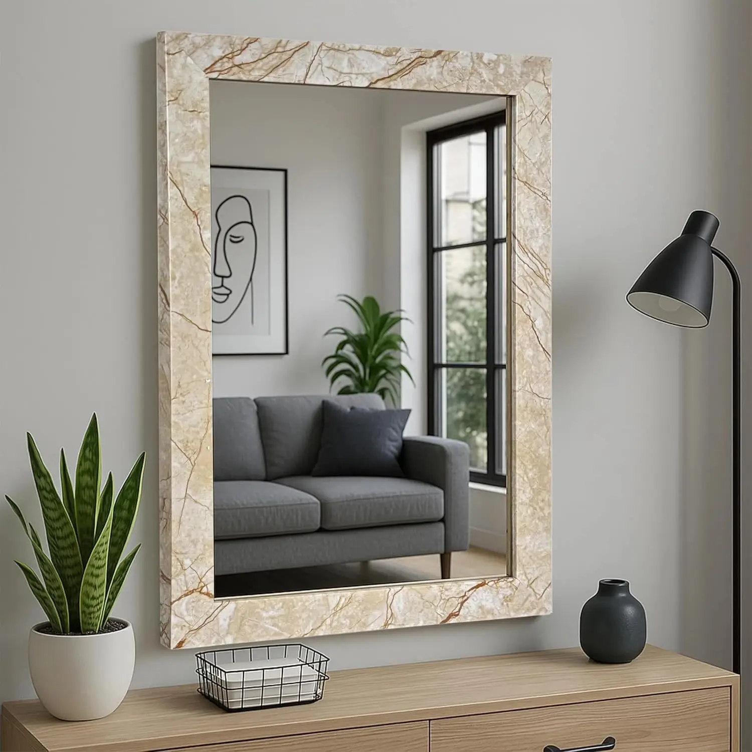Rectangular Wall Mirror
