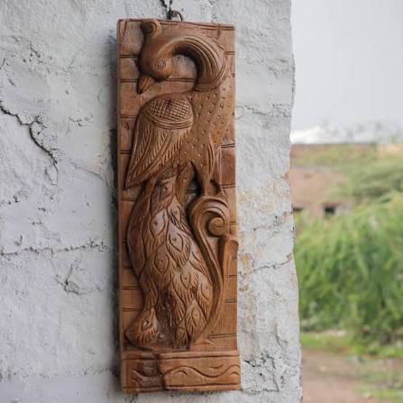 Carved Wall Plaque