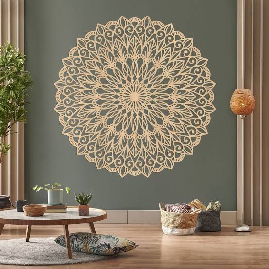 Wooden Mandala Wall Art